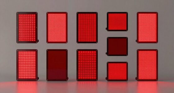 top red light panels