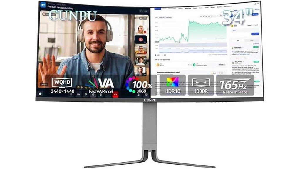 ultrawide curved monitor