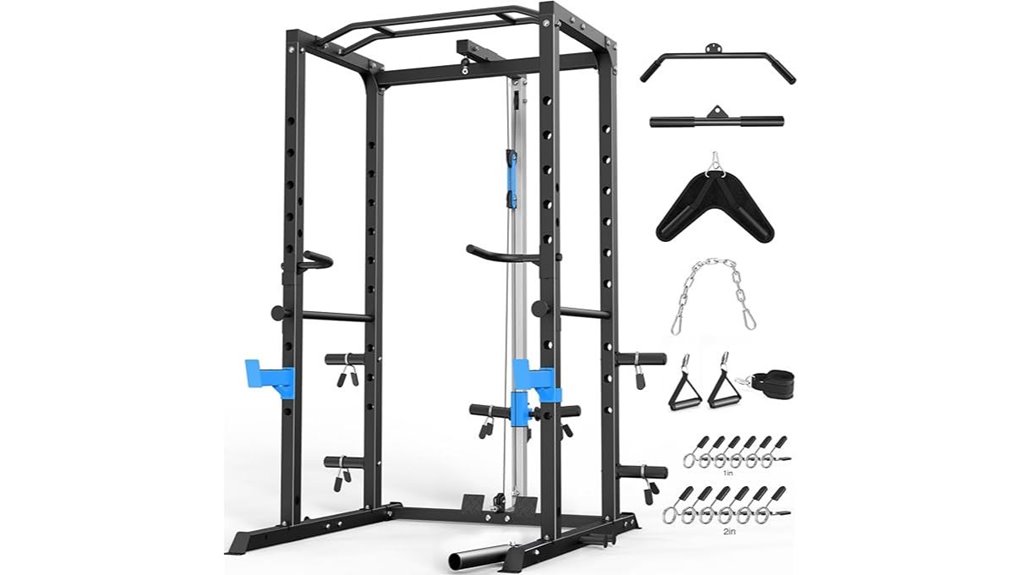 versatile fitness equipment cage