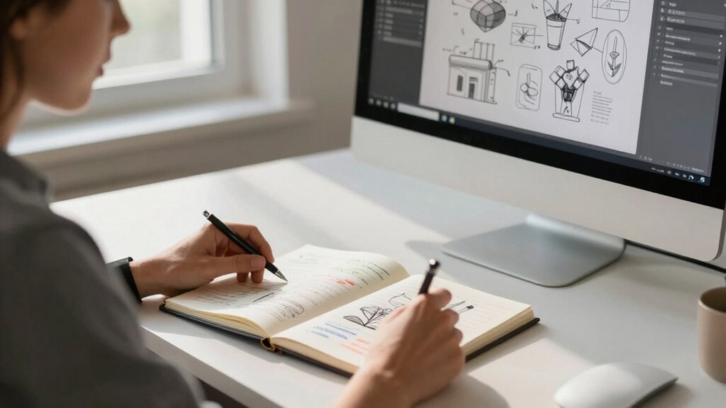 visualize ideas for clarity