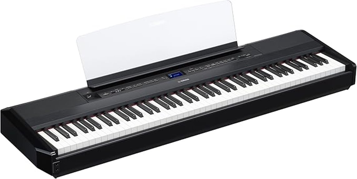 yamaha weighted digital piano