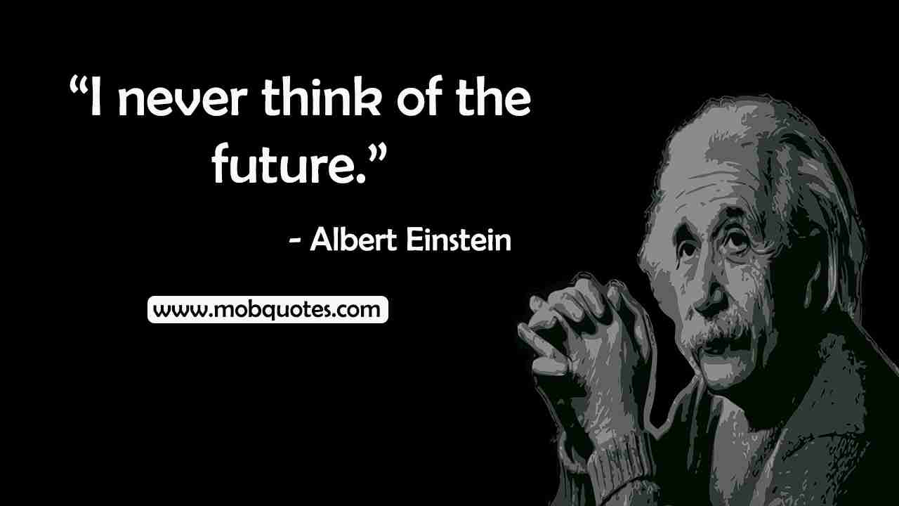 Einstein quotes about time