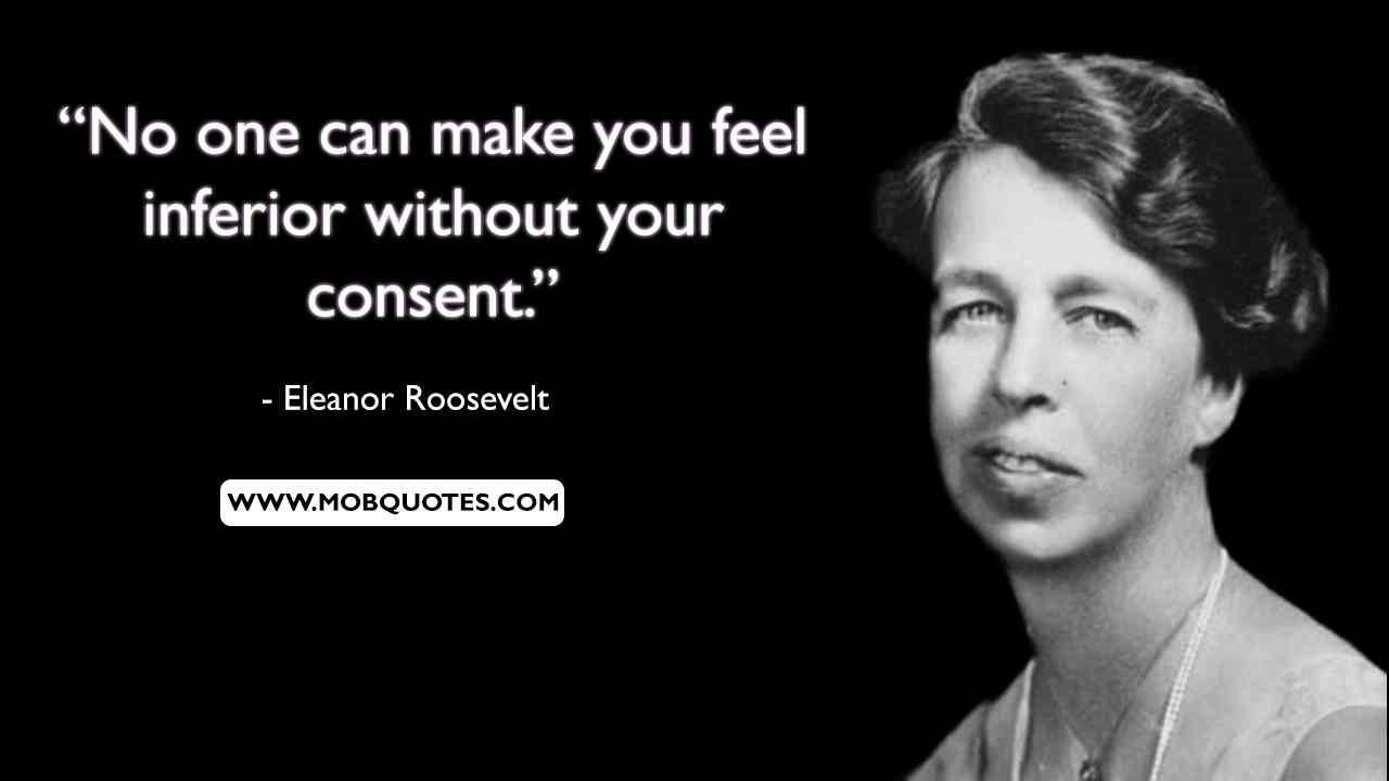 Eleanor Roosevelt Quotes Inferior